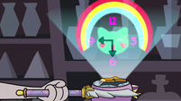 S2E18 Star projecting a clock with her wand