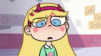 S1E4 Star Butterfly blushing uncomfortably