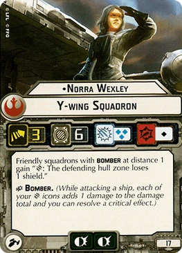 Norra Wexley Y-wing Squadron card