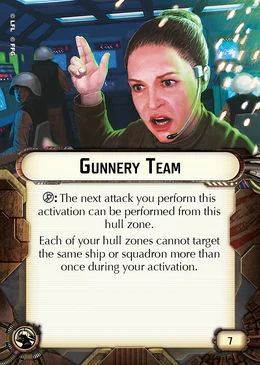 Gunnery Team Crew Upgrade card