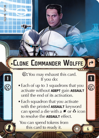 Clone Commander Wolffe Star Wars Armada Wiki Fandom