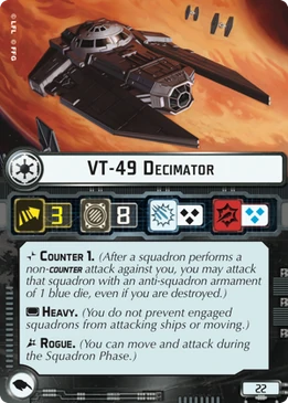 VT-49 Decimator Squadron card