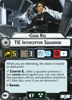 Ciena Ree TIE Interceptor Squadron Star Wars Armada Wiki Fandom