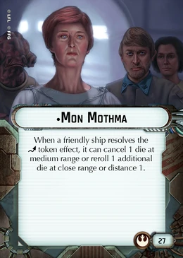 Mon Mothma Commander Upgrade card