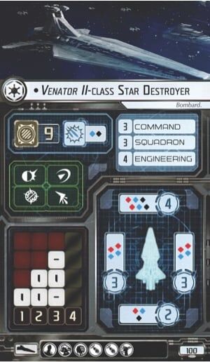 Venator II class Star Destroyer Empire Star Wars Armada Wiki Fandom