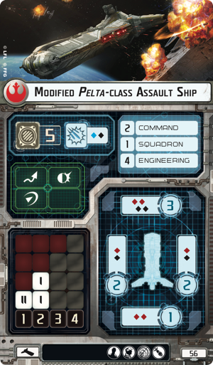 Modified Pelta class Assault Ship Star Wars Armada Wiki Fandom