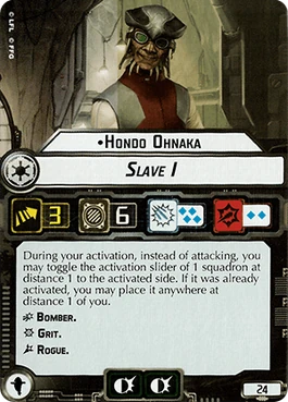 Hondo Ohnaka Firespray-31 Squadron card