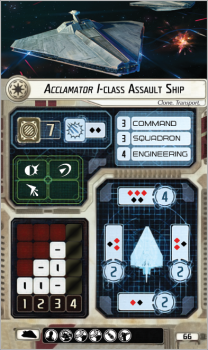 Acclamator I class Assault Ship Star Wars Armada Wiki Fandom