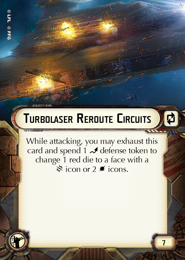 Turbolaser Reroute Circuits Star Wars Armada Wiki Fandom