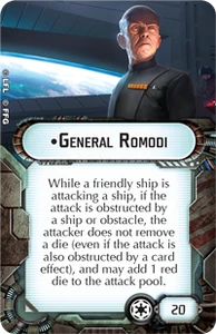 General Romodi Imperial Commander Upgrade card