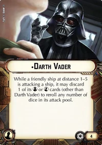 Darth Vader Imperial Crew Upgrade card