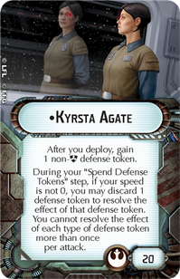 Commander-Rebel Kyrsta Agate