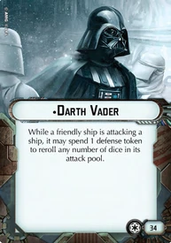 Darth Vader Commander Upgrade card