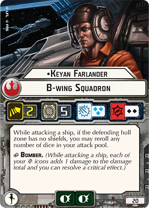 Keyan Farlander B wing Squadron Star Wars Armada Wiki Fandom