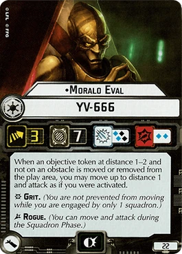 Moralo Eval YV-666 Squadron card