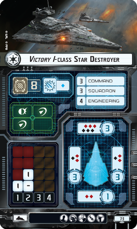 Victory I-class Star Destroyer Imperial Ship card