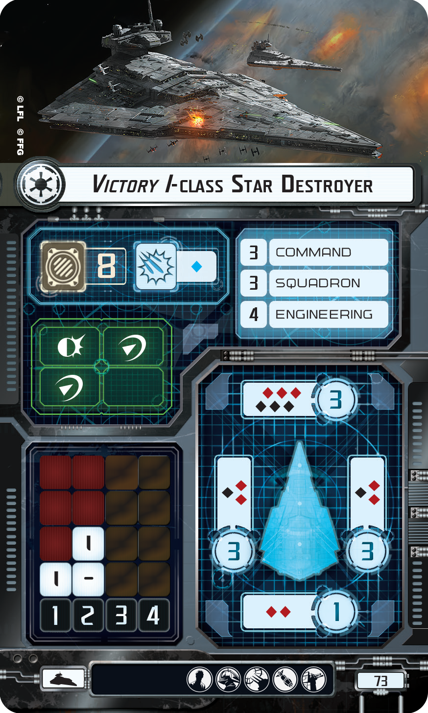 Victory I class Star Destroyer Star Wars Armada Wiki Fandom