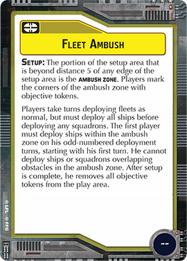 Fleet Ambush Objective card