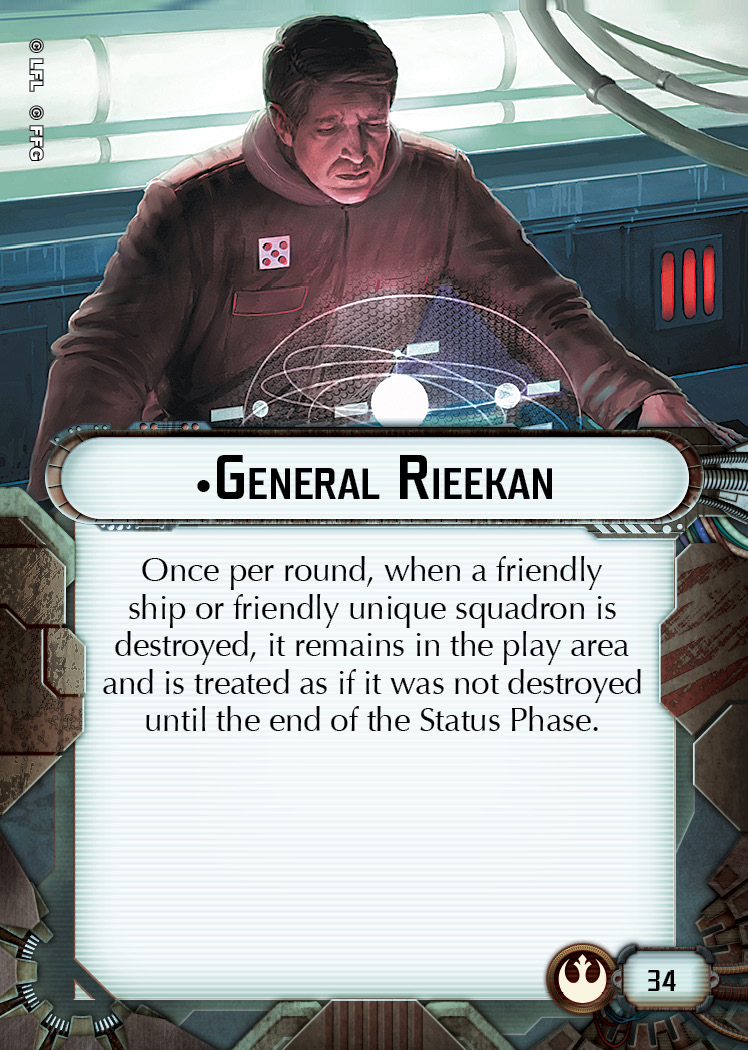 General Rieekan Star Wars Armada Wiki Fandom