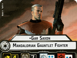 Gar Saxon Mandalorian Gauntlet Fighter