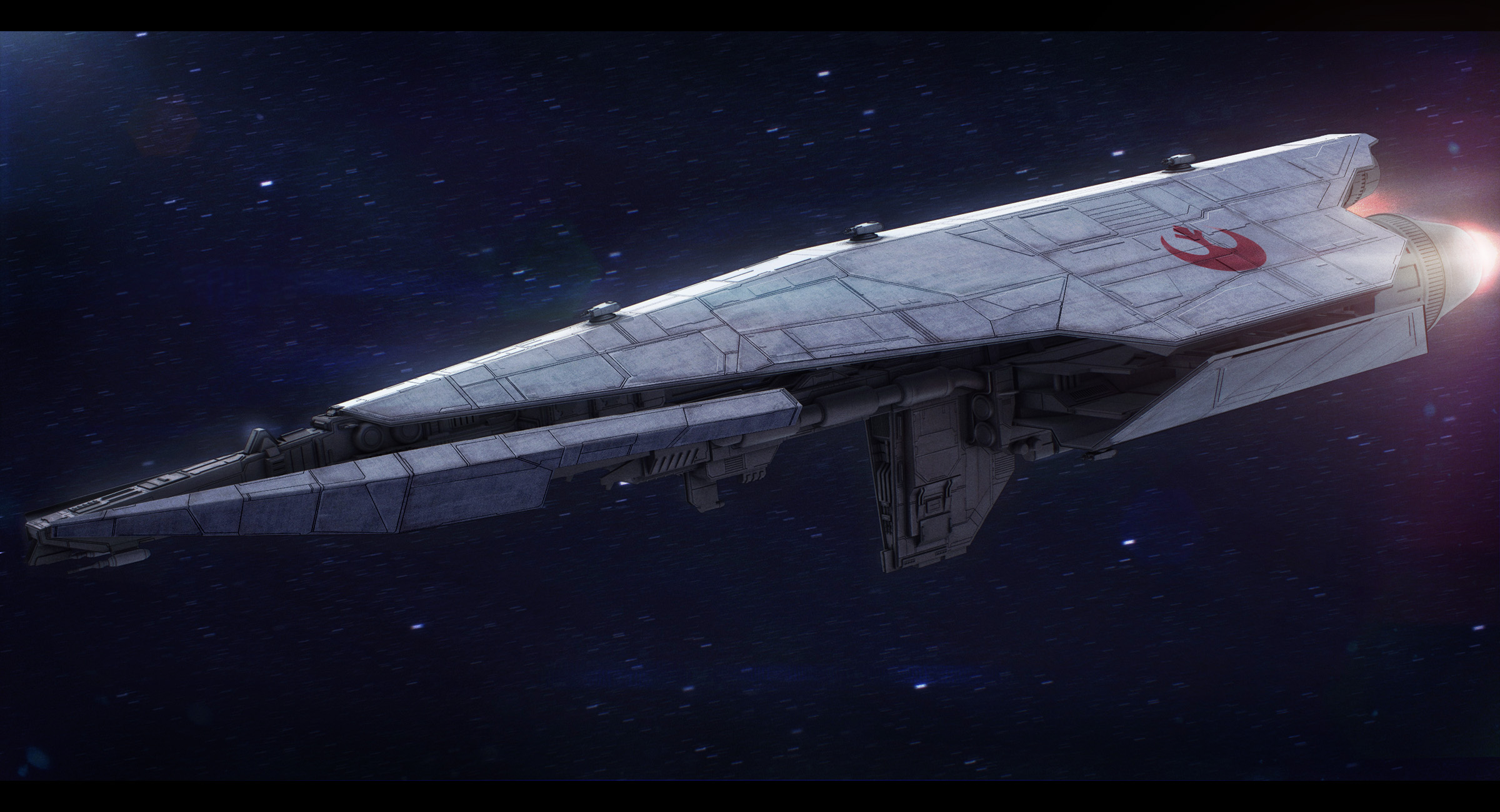 photo Star Wars Imperial Escort Frigate kyber one star wars exodus visual