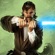 A young Tulsar meditating with Chrona.