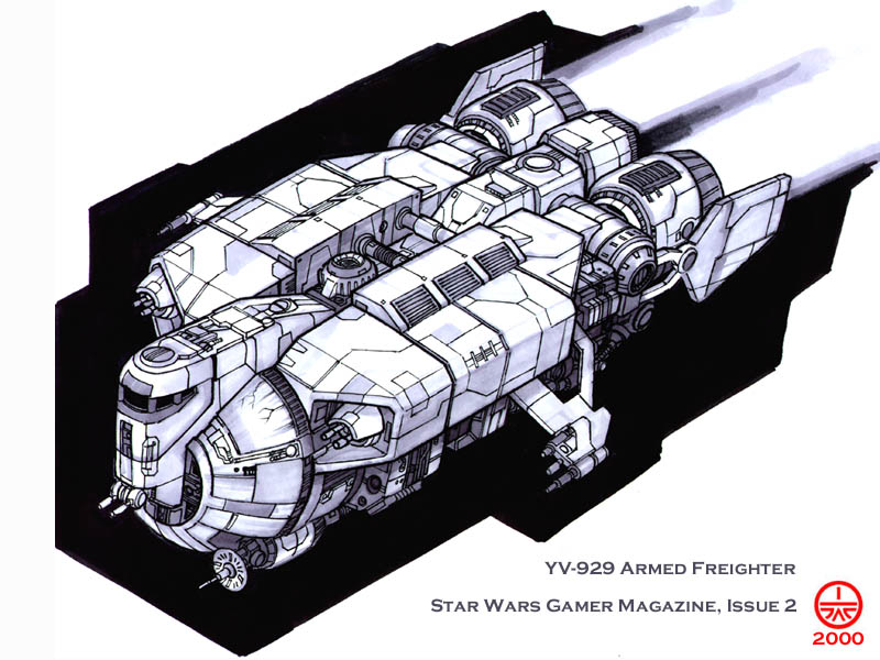 YV-929 Armed Freighter | Star Wars: Exodus Visual