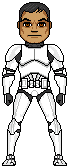 EpIII Clone Trooper white No Helmet