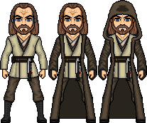 Portrait of Qui-Gon Jinn made by Deviantart user Blazbaros based on what  Jinn could have looked like in the 2003 Clone Wars mini-series : r/StarWars