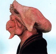 The side of the original "Starfish" maquette by Chris Walas