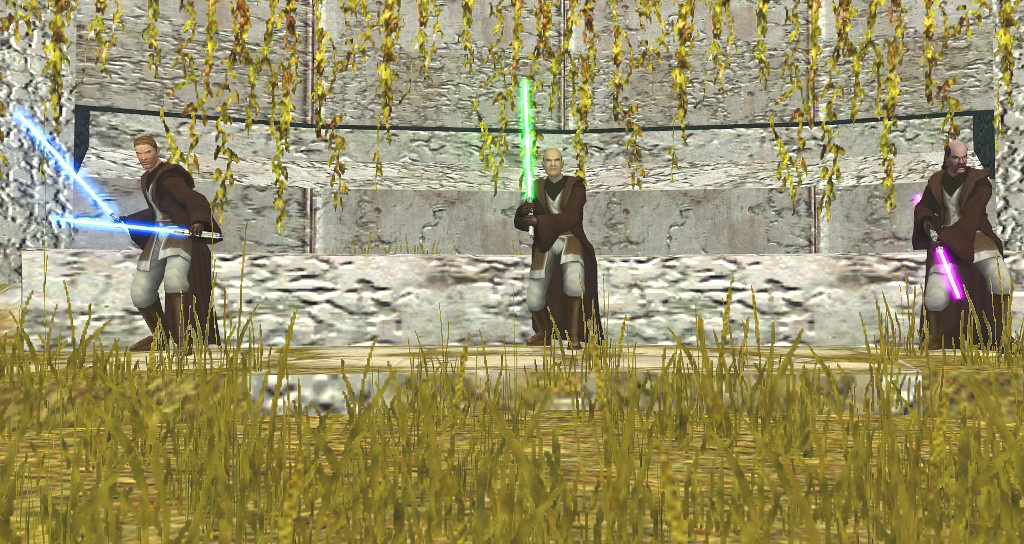 Jedi Masters at the Dantooine Jedi Enclave