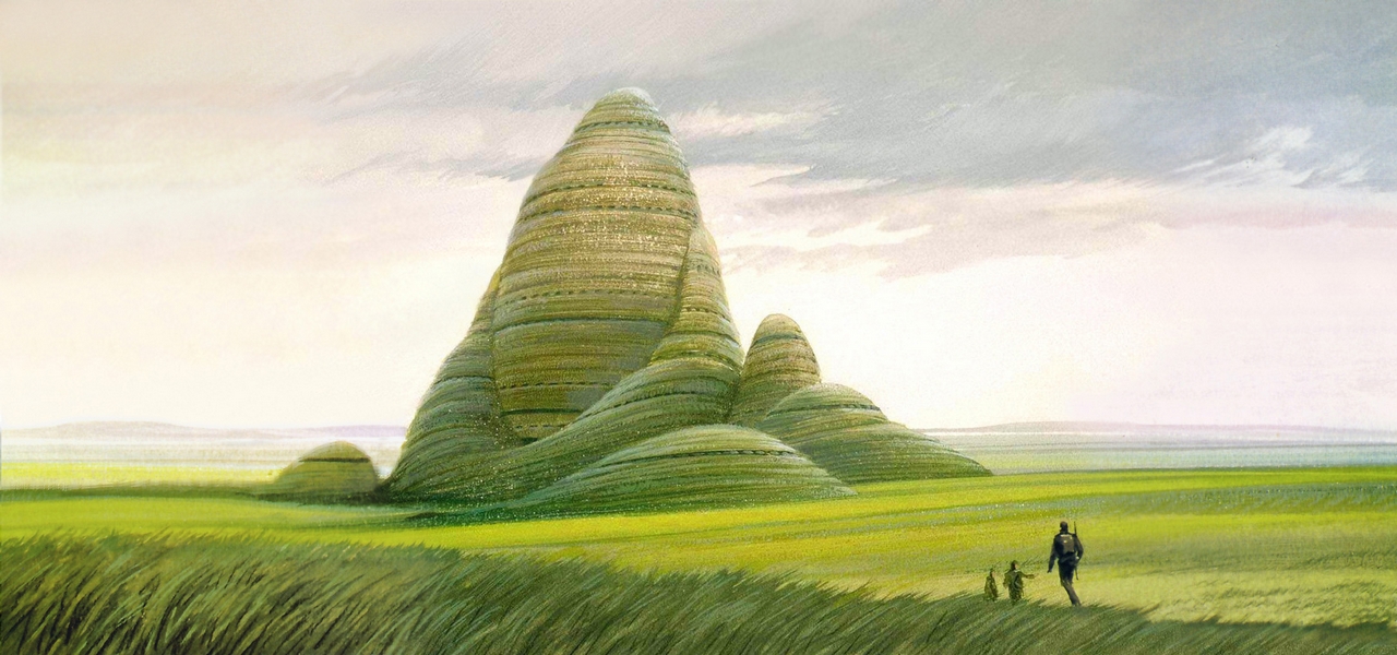 Ralph McQuarrie painting of Sicemon, which The Illustrated Star Wars Universe described as the Castle Lands of Alderaan