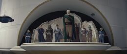Spectres mural ceremony