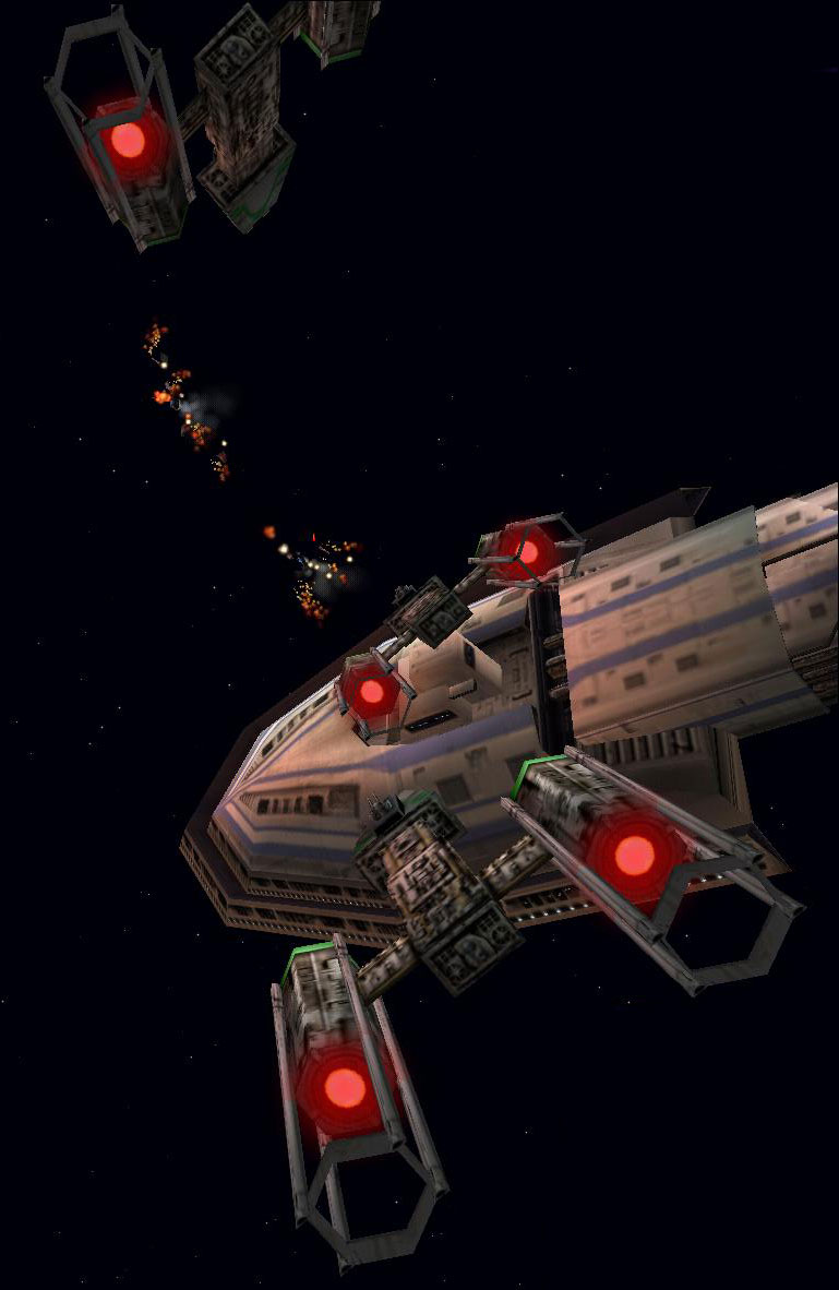 Y-wings assist against the Gunboats.