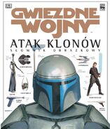 Polish edition cover — Gwiezdne Wojny - Atak Klónow - Słownik obrazkovy