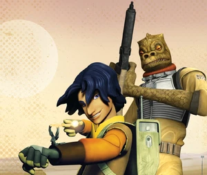Ezra briefly was hired as a guide by Bossk.