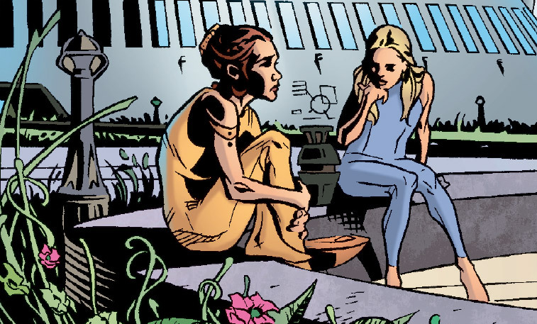 Leia and Winter as young girls on Alderaan