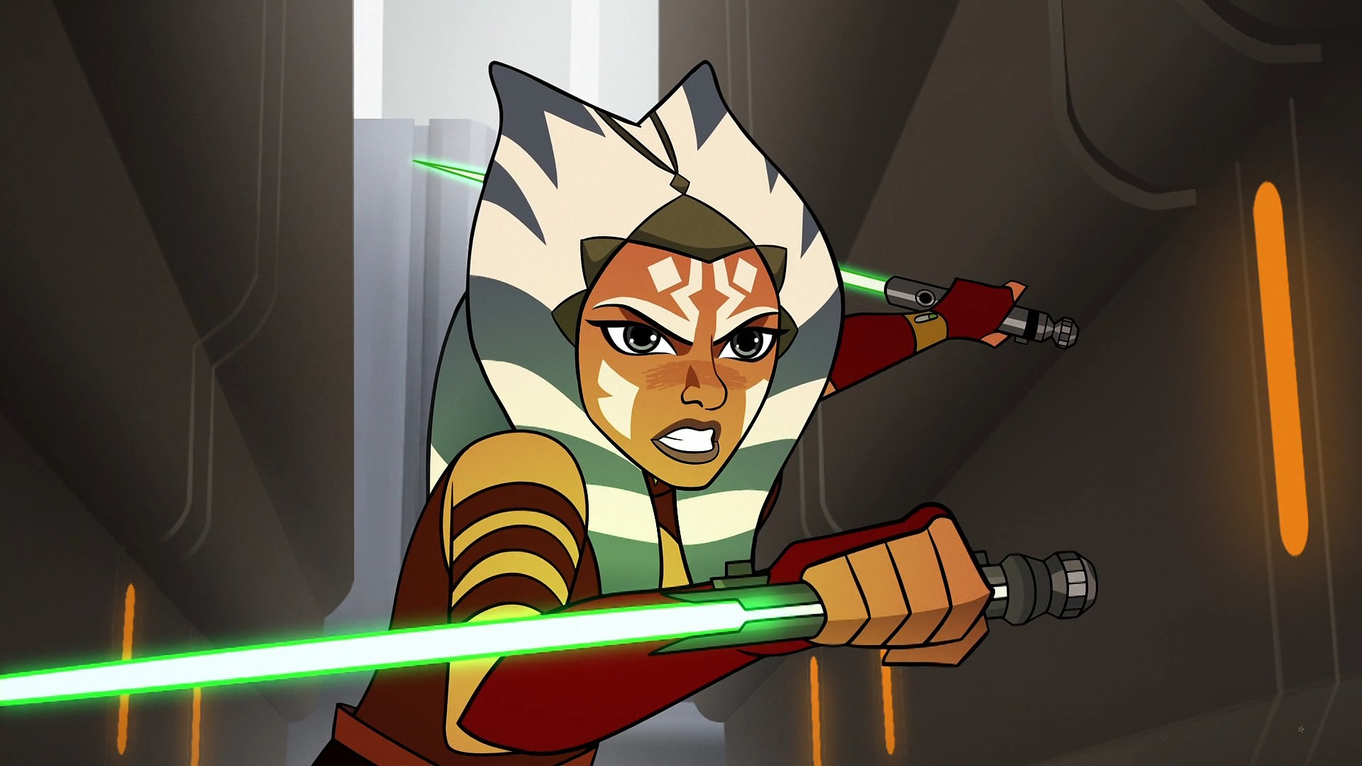 Ahsoka runs into some complications on her way to the Jedi temple