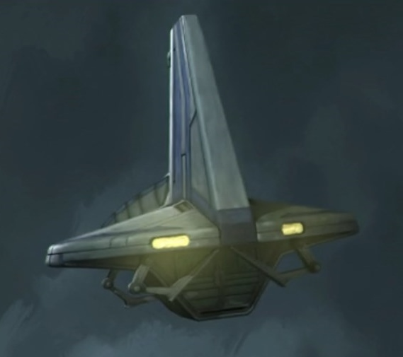 Unidentified Sheathipede-class transport shuttle (Saleucami) appearance in Common Appearance