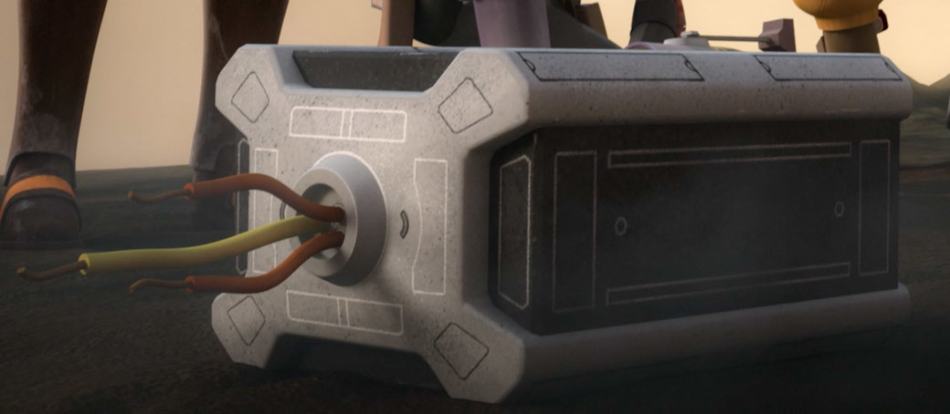 A flight data recorder as depicted in Star Wars Rebels.