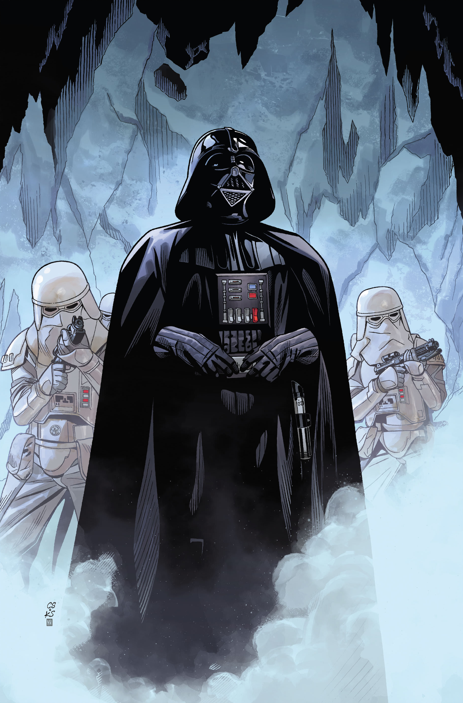 Vader led the 501st against the Rebel Alliance in the Battle of Hoth.