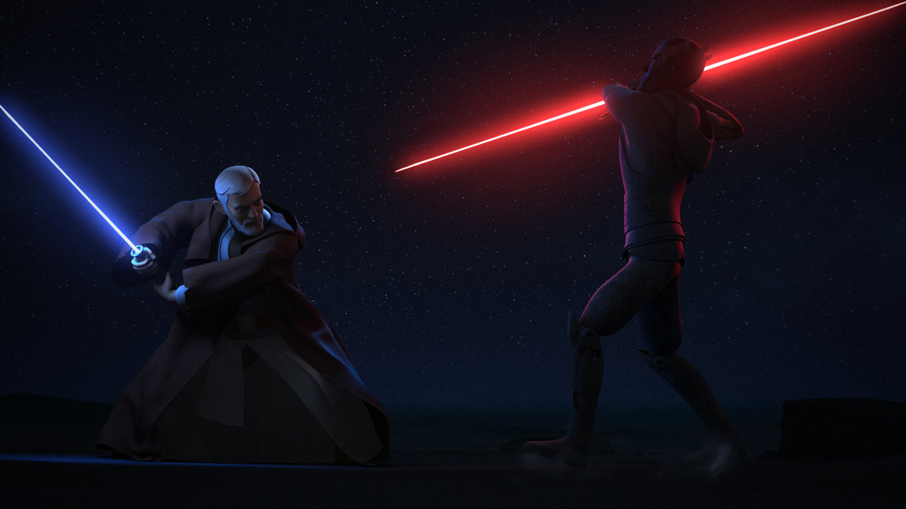 Kenobi faces Maul for the last time.