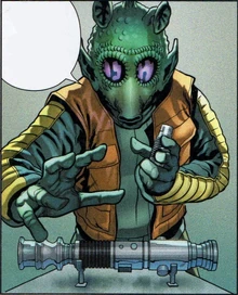 Greedo lightsaber theft