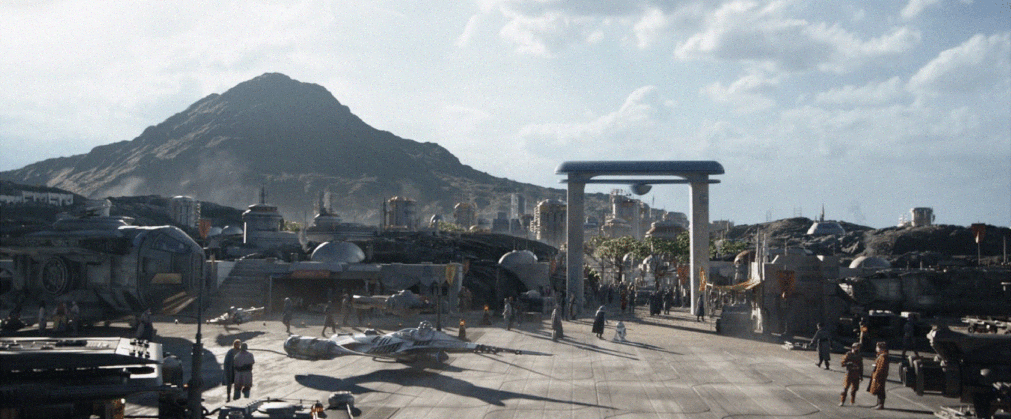 Landing yard appearance 
