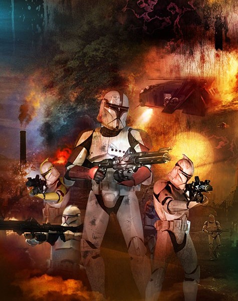 Clone troopers on Ord Cestus.