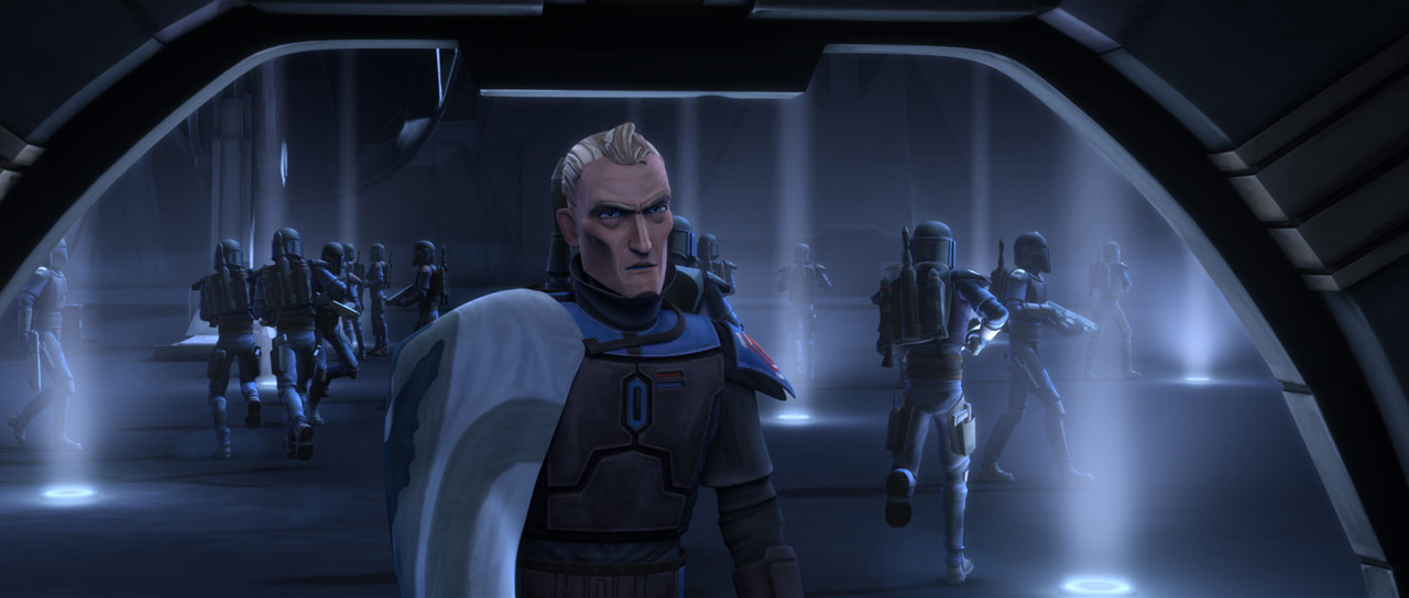 Vizsla argues with Dooku over the continuation of the Mandalore invasion.