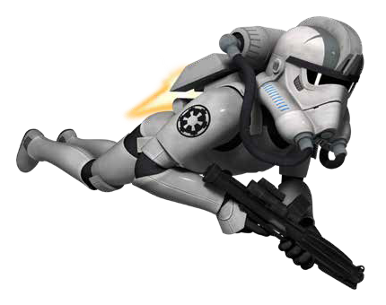 An Imperial Jumptrooper