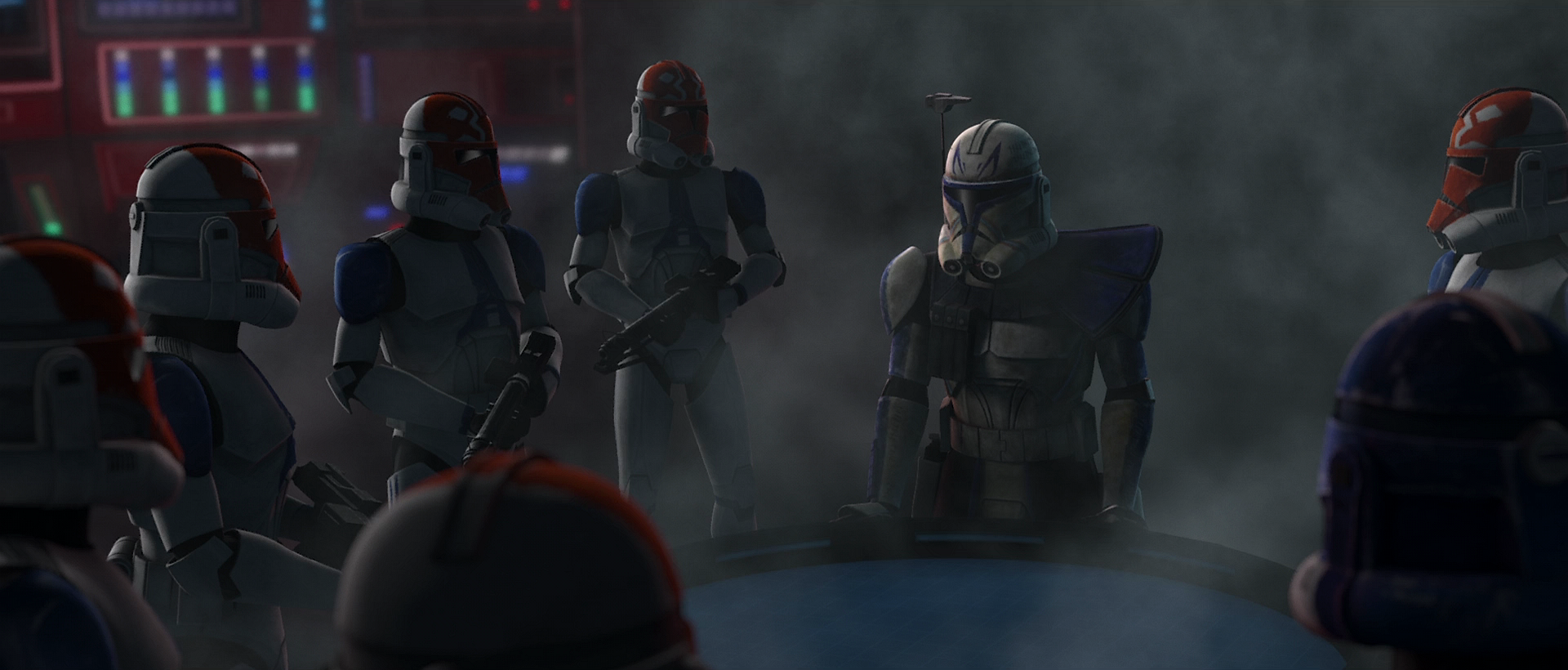 Granted a high level of authority, a Clone Commander was a high-ranking clone trooper officer in the Grand Army of the Republic.