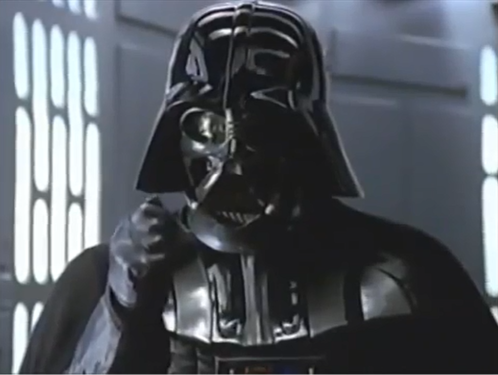 Darth Vader, hailing the Rebel intruders