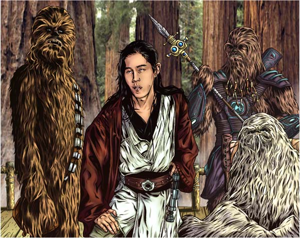 Kai Justiss was Jedi Watchman of Kashyyyk following the retirement of Master Yoda.